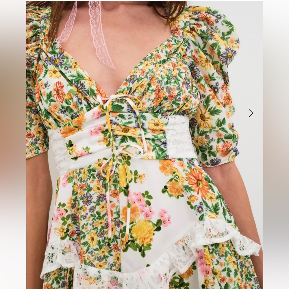 For love & lemons Rosalyn mini dress